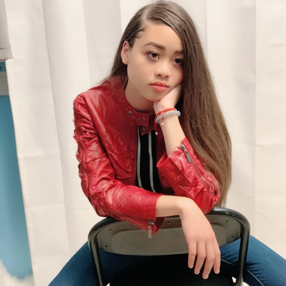 Crop leather jacket - Picture 5 of 5